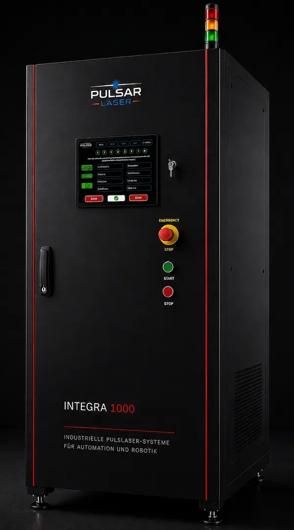 Priemyselný vysokovýkonný pulzný laserový systém
						pre robotiku, výrobné linky a automatizované čistiace procesy.