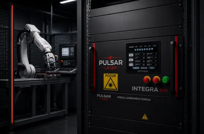 INTEGRA od PULSAR LASER je priemyselný pulzný laserový systém určený pre robotické pracoviská, výrobné linky a automatizované prevádzky.